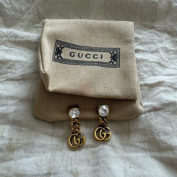 Double G Drop Earrings (bag not included) - Picture 4 of 7